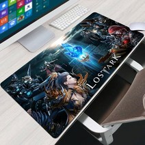 장패드 L-Lost Ark 마우스 패드 Pc 게이머 액세서리 Xxl 데스크 프로텍터 키보드 매트 대형 게임 확장 컴퓨터, [09] 400x900x3mm, [20] FS003338