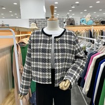 레코브 원버튼체크자켓 LS41B4JK003XBK