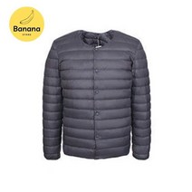 남성패딩 banana store uniqlo 스타일 초경량 컴팩트 다운 재킷 투웨이 넥
