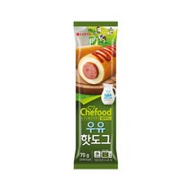 롯데 Chefood 우유핫도그 70g 4개 혼밥 간편식 아침대용 캠핑음식, 8개