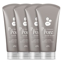 C2Y 누적300만개)휩 폼클렌징 4개 아쿠아 세안제 클렌징폼, 화산송이 4개, 120ml