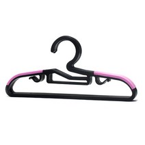 해피홈 유아용 논슬립 옷걸이, 블랙핑크, 30개입