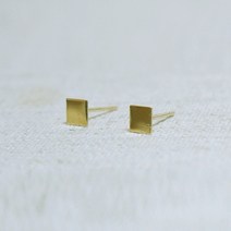 merryG 메리지 10K 골드 네모 귀걸이
