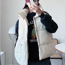 유아스페셜 오버사이즈 루즈핏 데일리 패딩조끼