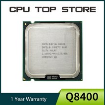 100% 작동 코어 2 쿼드 Q8400 프로세서 2.66GHz 4MB 1333MHz 소켓 775 cpu, 없음