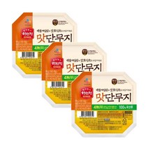 CJ 자취음식 4無 맛 단무지 김밥재료 김밥단무지 밑반찬 260g 3개