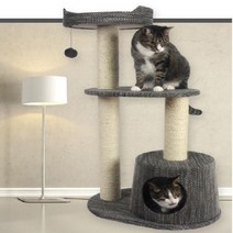 펫모닝 고양이 스크래처 직조 캣타워 PMC-CF307 원목캣폴, 쿠팡 1, 쿠팡 본상품선택