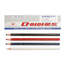 보성 다이아몬드 채점용/유리용 색연필 1다스, 녹색