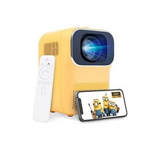 Heyup Boxe 스마트 프로젝터 2022 업그레이드 미니 1080P WiFi 및 블루투스가 있는 거실용 휴대용 영화 iOS Android HDMI USB PS4 Xbox 리모