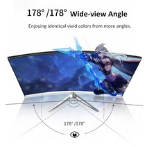 모니터 컴퓨터 4k 38인치 40인치 42인치 60인치 모니터데스크탑 컴퓨터 1080 hz 1ms 게임 디스플레이에 대, 03 black 1k 75hz curved
