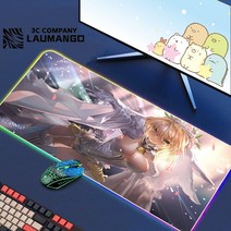 에픽 세븐 Rgb 마우스 패드 게이머 키보드 매트 책상 애니메이션 카펫 Pc 빅 게임 캐비닛 확장, 16 GG002317_06 RGB300x900x3mm