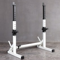 스쿼트 랙 조정 바벨 거치대 데트리프트 벤치 프레스, 블랙 프레임 샴 스쿼트 랙, 1개