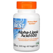 Doctors Best 알파리포산 600mg 베지 캡슐 60정