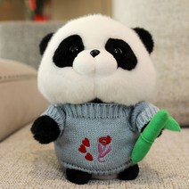 판다 인형 팬더 에버랜드 대나무 아기 곰인형 그란데, 6.먹방팬더 블루하트스웨터, 20cm