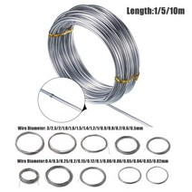 샌드위치판넬 부자재 스테인레스 와이어 직경 0.02-3.0mm 길이 1m5m10m 304 스테인레스 스틸 와이어 단일 밝은, 0.9mmx10m