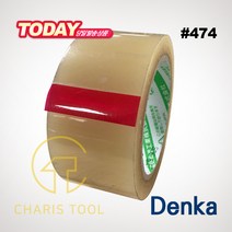 덴카 정전기 방지용 테이프 474 반도체 공장 크린룸 전자부품 포장 50mm x 50M, 5개입