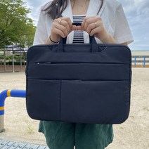 허니띵즈 2 IN 1 노트북 파우치, 시크 블랙