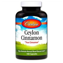 칼슨 랩스 세일론 시나몬 Carlson Labs Ceylon Cinnamon Ci Ep 180캡