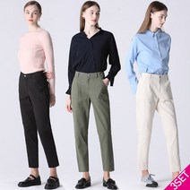 르오트 3SET 스톤 워싱코튼 배기팬츠 3종세트
