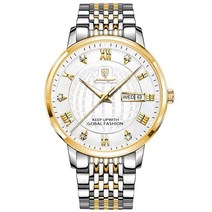 남자손목시계 메탈시계 다이버시계 poedagar men watch top brand 럭셔리 방수 야광
