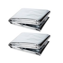 비닐하우스설치 비닐하우스보온재 미니비닐하우스 미니온실 1/2/3PCS 실버 Mylar 반사 필름 210x120cm 성장, 02 2PCS