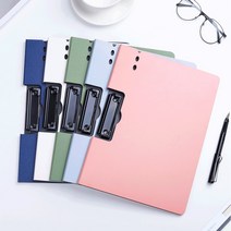 가로 세로 A4 클립보드 6컬러 서류철 화일, 세로형, 핑크