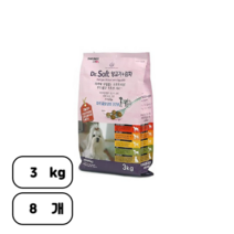 더독 닥터소프트 애견용 소프트사료, 8개, 3kg, 양