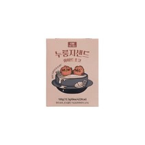 올가 간식 누룽지샌드 화이트초코 100g(12.5g 8) 탕비실 회사 어린이 성인 캠핑 차박 홈파티 영화 선물, 22개