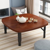 자개 교자상 밥상 가벼운 식탁 접이식 테이블, K 오리지널나뭇결사각테이블 70X70X35