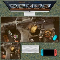 Rainbow Six Siege 마우스 패드 레인보우식스 마우스 패드 대형 컴퓨터 게임 노트북 키보드 마우스 장패드 책상 패드 pc 게임 모바일 게임 캐릭터 마우스패드, 33_700x300mm | 3mm