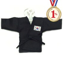 일프로- 미니흑도복 E-67 선물 도복 장식 해동검도 합기도 체육관 무술용품