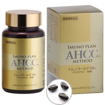 AHCC 이무노골드SS 표고버섯균사체 90캡슐, 495mg, 1개