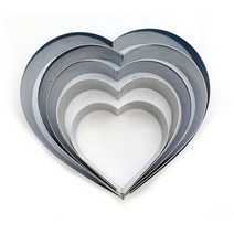 베이킹틀 케이크틀 케익틀 케이크만들기 무스링 하트 무스틀 하트떡틀 6cm 4호 (다올샵)_789EA