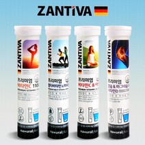 잔티바 ZANTIVA 프리미엄 발포 멀티 비타민C 4종 1세트
