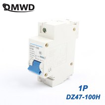 DZ47-100H 63A 80A 100A 1P AC 230V 400V 미니 회로 차단기 MCB 컷 아웃 스위치 쵸퍼, 02 80A