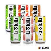동아오츠카 데미소다 6종 250ml x 30캔 애플 오렌지 레몬 복숭아 자몽 청포도 옵션, 데미소다 애플 250mlx30캔