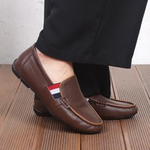 천연가죽 JHBFE 밴드 로퍼 여성 쿠션 키높이 단화 수제화