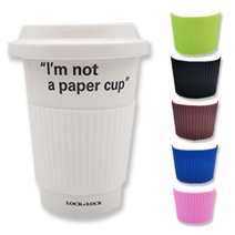 6색 1개 컵슬리브 실리콘 컵홀더 컵슬리브 테이크아웃홀더 에어홀더 컵싸개 잔홀더, 커피