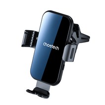 초텍 차량용 자동센서 무선 충전 거치대, 블랙 T202-F