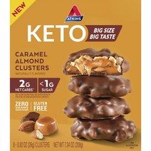 앳킨스 캐러멜 아몬드 클러스터 8개입, 1개, 240g