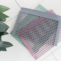 파스텔 실리콘 식기 건조대 (3color), 핑크