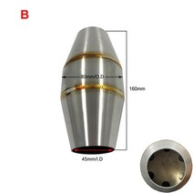 모터 크로스 오토바이 배기 파이프 머플러 촉매 확장 챔버 CRF RMZ DRZ YZF KXF WRF WR YZ Pit Bike Exhaust, 02 B