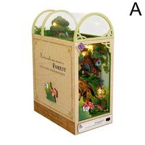 책꽂이 미니어처 북엔드 소품 미니어쳐 집 가구 책장 꾸미기 DIY 인테리어소품 크리에이티브 DIY 나무 책, 01 A