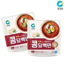 청정원 콩담백면 비빔국수 423.6g x8개, 단품