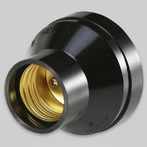 조명천지 리셉터클 소켓트 소모갈 E26 일신전기 흑색, 1개