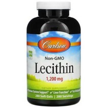 Carlson Labs Lecithin 칼슨랩 레시틴 1 200mg 280 소프트젤