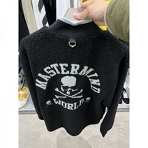 일본 구매 대행 마스터마인드 월드 스컬 문자링가죽 가디건