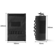 실외용난로 캠핑용 에어 보틀 가스 탱크 보호 커버 연료 캐니스터 캔 실린더 떨어짐 방지 액세서리, 01 Protective Cover A, 01 Protective Cover A
