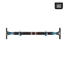 실내 턱걸이 무타공 홈트 운동기구 문틀 100-150cm 사용가능 안전철봉, 블루