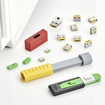 [스마트키퍼] PC포트보안팩 1 베이직7종+미니3종 (베이직/미니키 포함) PCP1PKGN(핑크/그린)